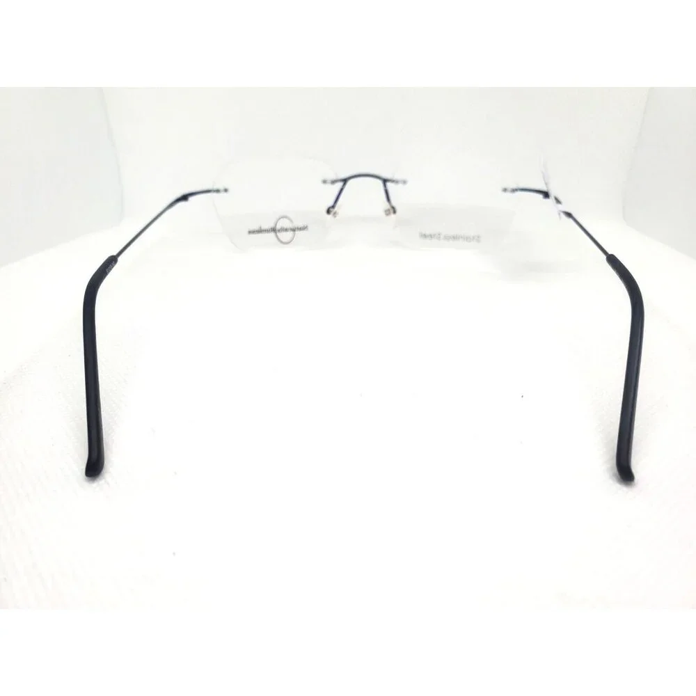 Naturally Rimless NR-374 Eyeglasses Navy 51-19-140